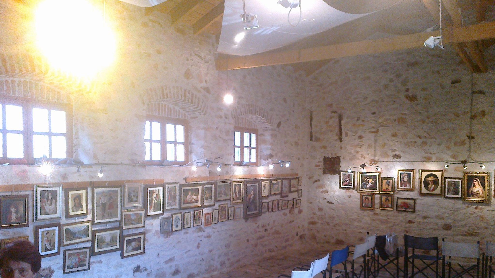 Έκθεση έργων ζωγραφικής με την τεχνική αναπαραγωγής GOBELINS.